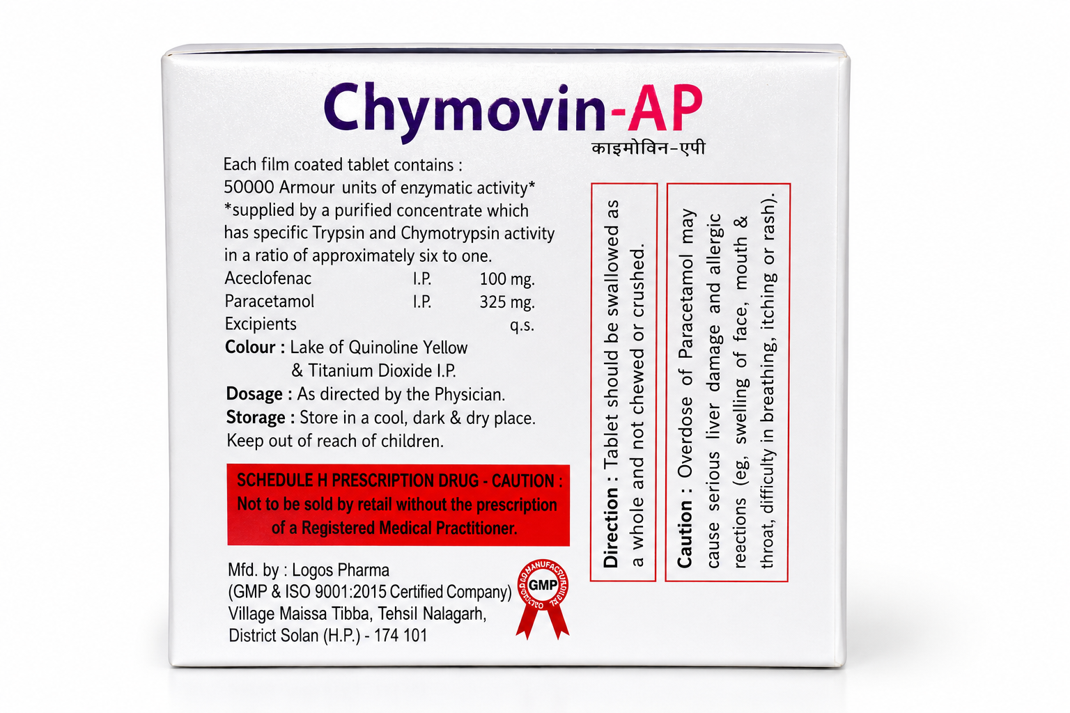 CHYMOVIN-AP TABLET - Image 2