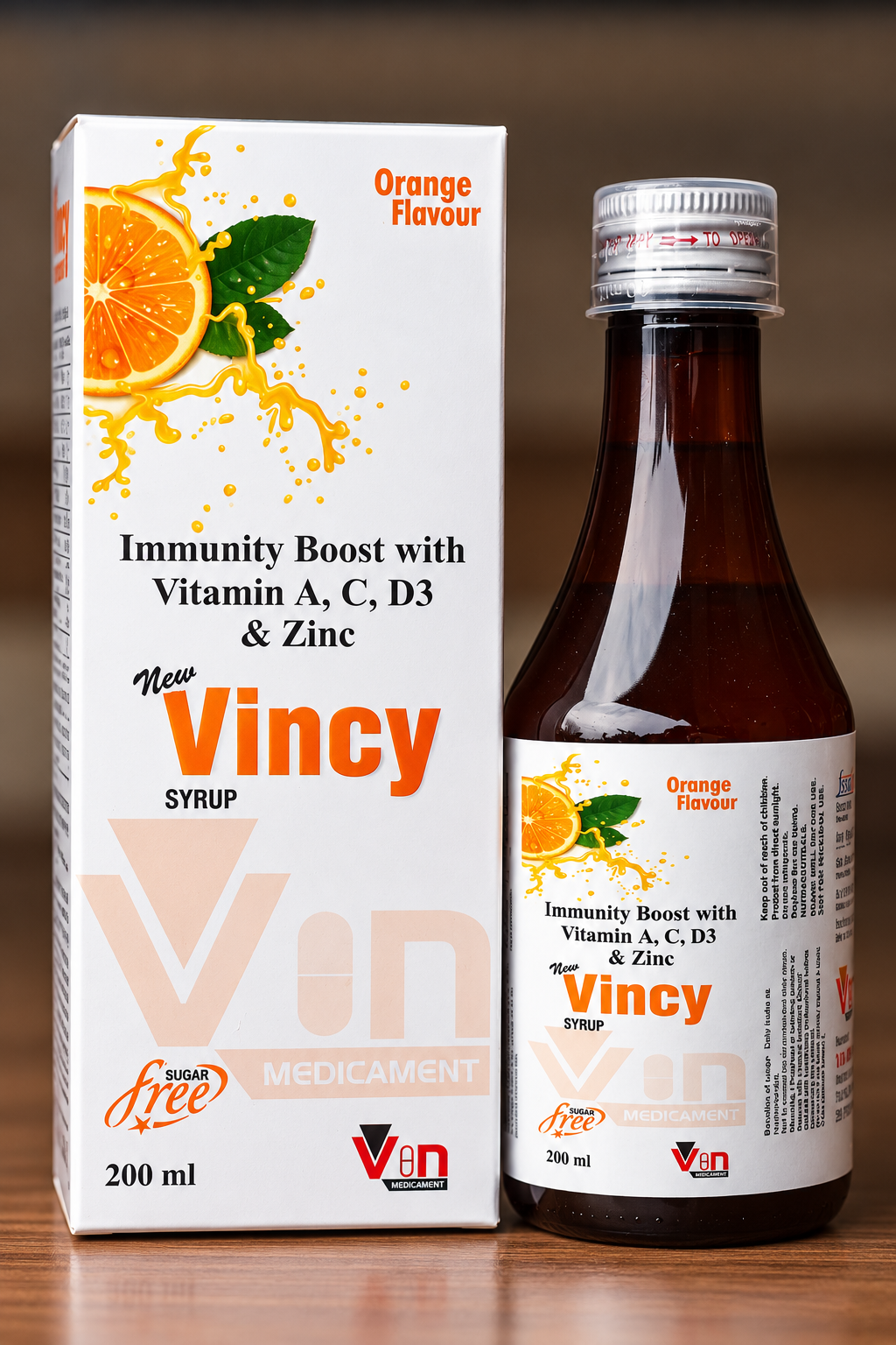NEW VINCY SYRUP