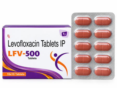 LFV-500 Tablets Levofloxacin 500 mg by Vin Medicament