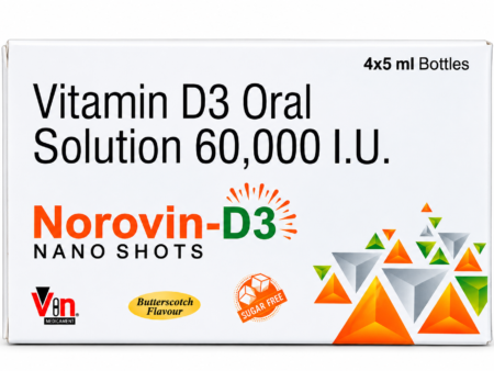 NOROVIN-D3 Cholecalciferol Vitamin D3 60000 IU tablets sachet nano shot