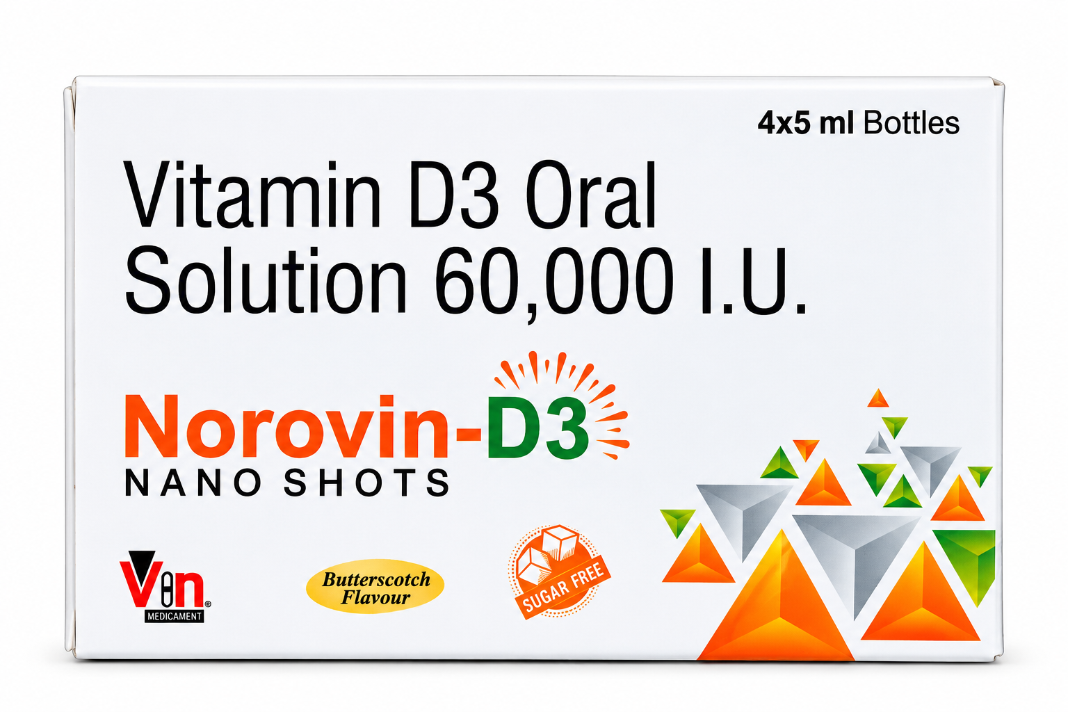 NOROVIN-D3 Cholecalciferol Vitamin D3 60000 IU tablets sachet nano shot